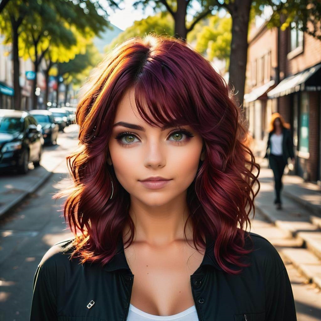 Efekty farbowania włosów na bieżąco