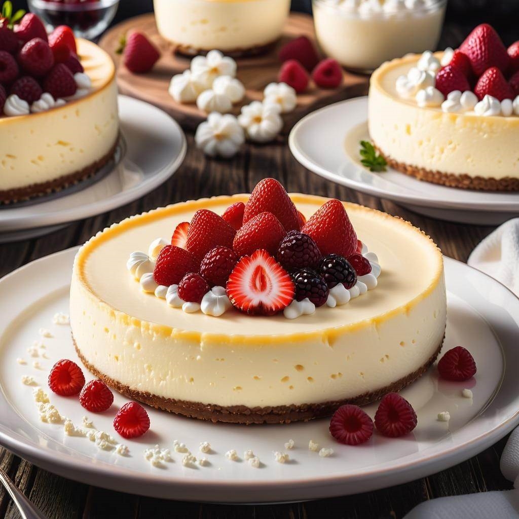 Sernik na zimno z orzechami