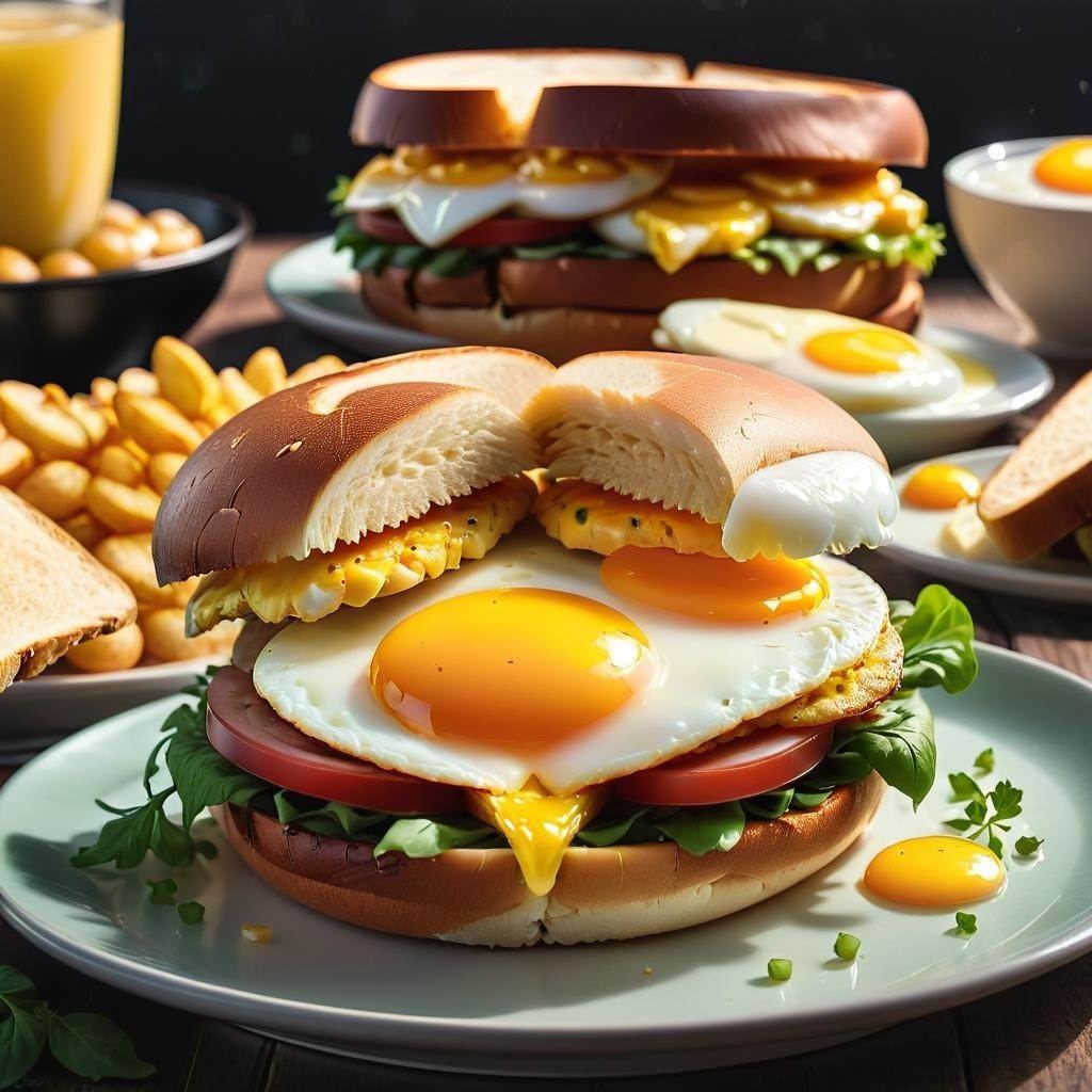 Wartość energetyczna kanapki z jajkiem i ogórkiem