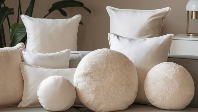 Jakie białe poduszki ozdobne wybrać do różnych wnętrz i jak je efektownie aranżować?