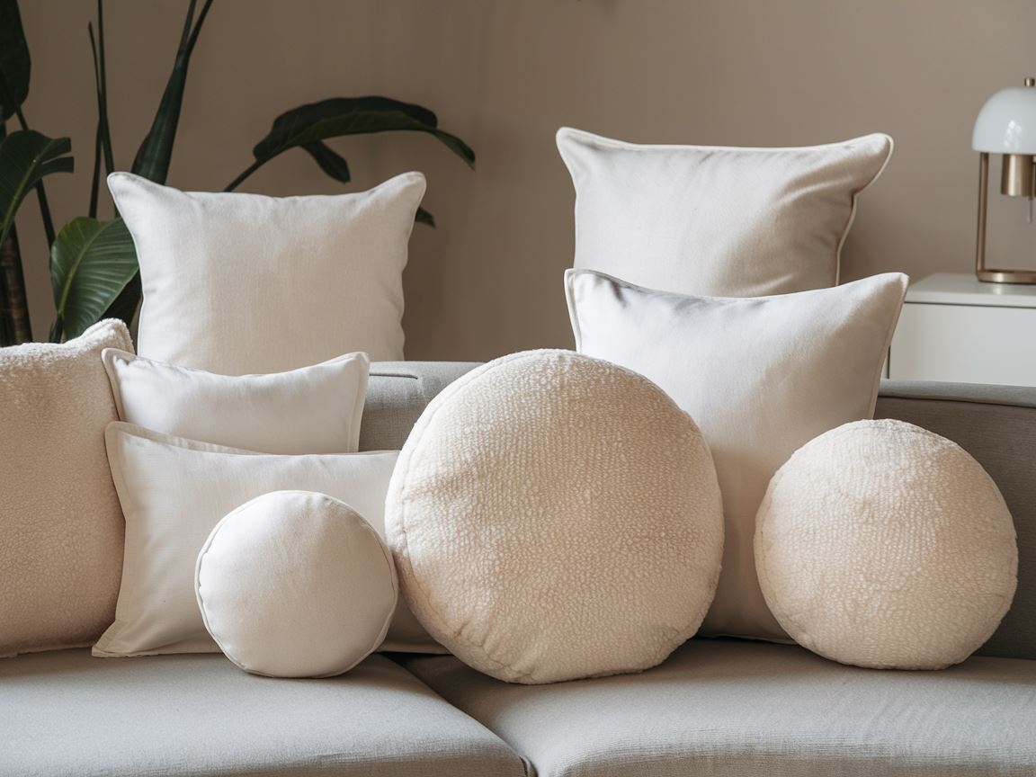 Jasne wnętrze z białymi akcentami